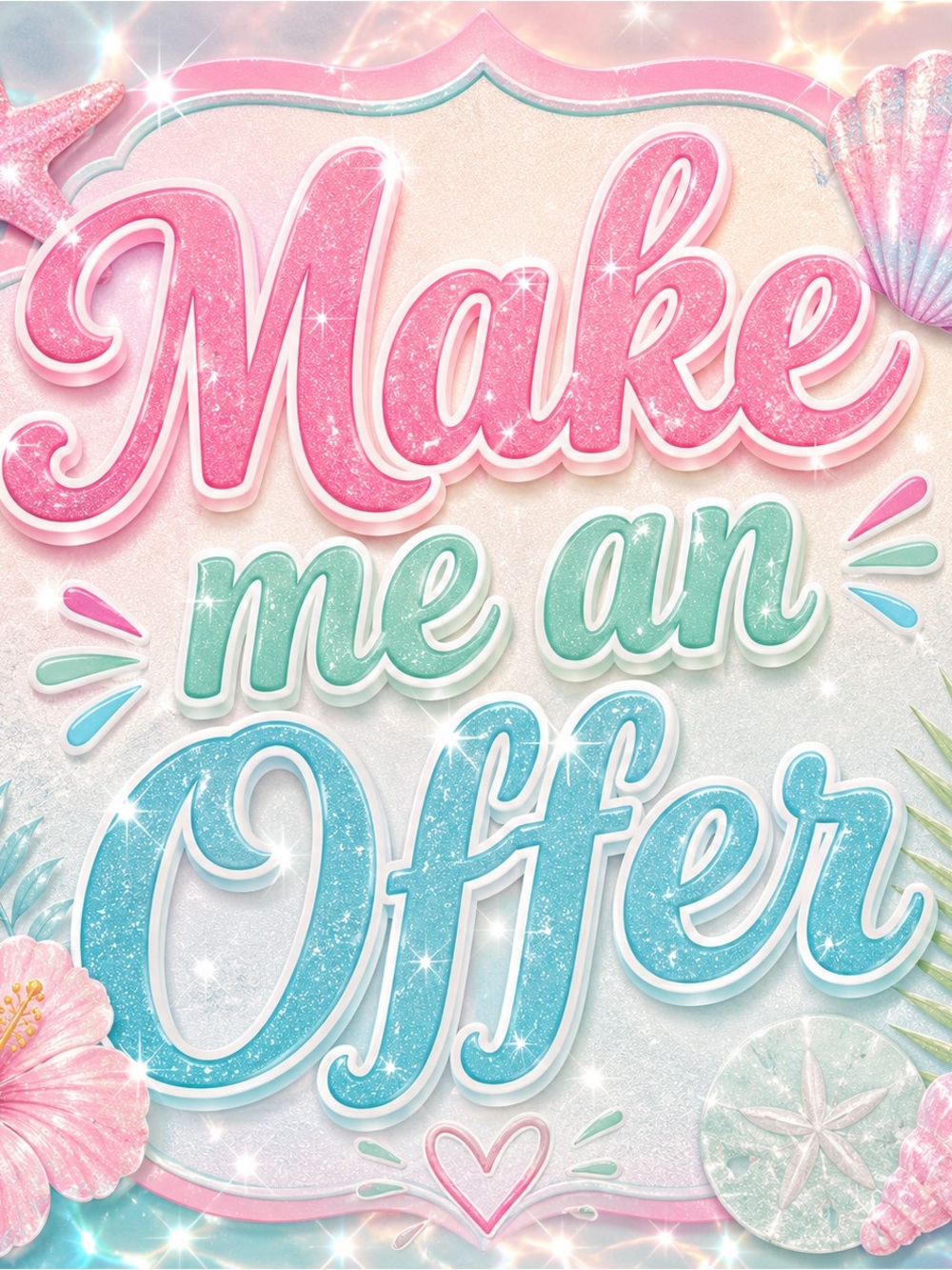 Make me an offer!! 🩷💚🩵
